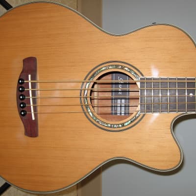 Ibanez AEB105ENT Spruce / Sapele 5-String Acoustic Electric Bass Guitar2021 - Natural image 1
