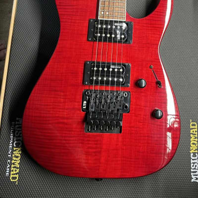 ESP LTD M-200 FM with Jatoba Fretboard 2018 - Present - See Thru Red for sale