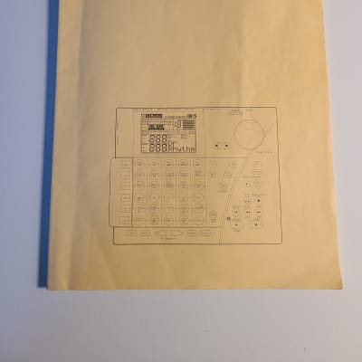 Boss DR-5 Original Owner Manual