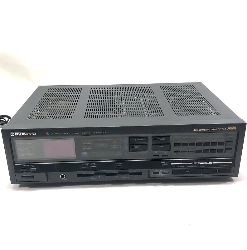 Vintage Pioneer A/V Receiver w/Phono SX-V400 - Works!  			