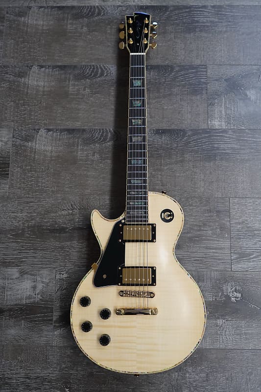 AIO SC77 Left-Handed Electric Guitar - Natural image 1