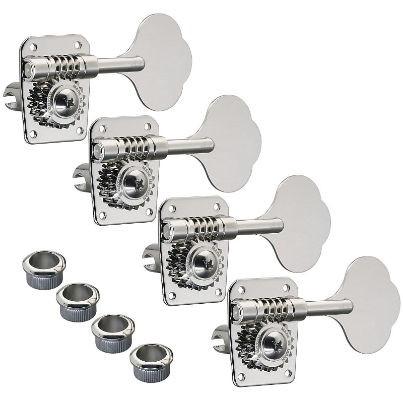 NEW Gotoh GB10 4 In-Line Bass Tuners Keys for Fender Mustang Aerodyne -  NICKEL