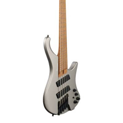 Ibanez EHB1005MS Bass with Bag Metallic Gray Matte image 8