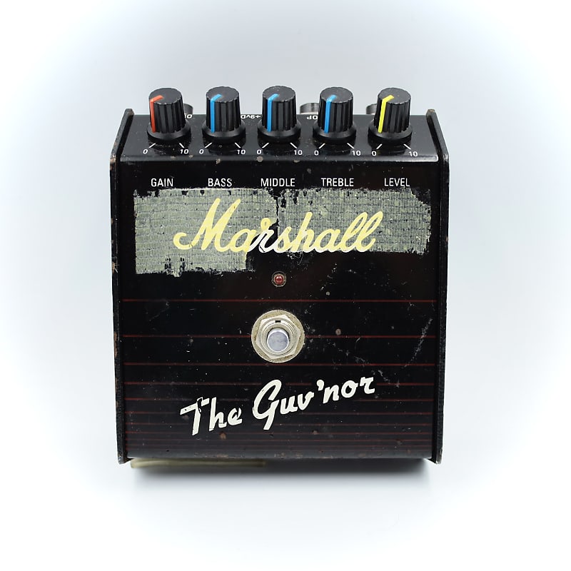 Marshall Guv'nor Made in England Late Model Overdrive Distortion Guitar  Effect Pedal