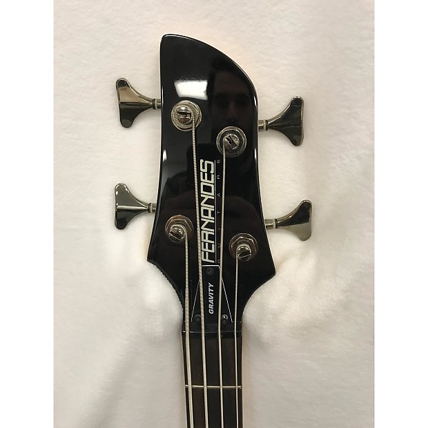 Fernandes Gravity 4X Electric Bass - Black | Reverb