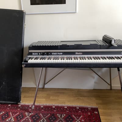 Vintage Fender Rhodes suitcase 73 mk 1 A 1974 Black electric piano
