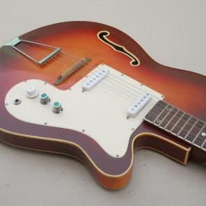 Hora Reghin Vintage '60s Romanian Archtop Electric Guitar(restoration project) image 3