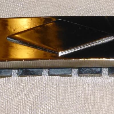 Vintage Gibson Chrome Diamond Trapeze Tailpiece 1965 ES Models Mint image 5