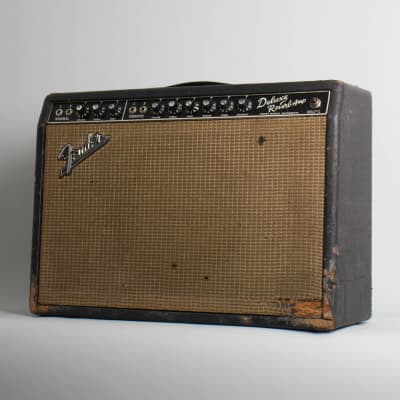 Fender  Deluxe Reverb Tube Amplifier (1967), ser. #A-23687. image 3