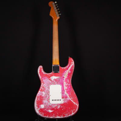 Fender Custom Shop Masterbuilt Dennis Galuszka 62 Stratocaster Super Heavy Relic Fiesta Red / Pink Paisley Brazilian Rosewood 2024 (R135770) image 5