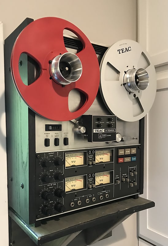 Teac A3340S 1970 OAK Black Ebonized | Reverb