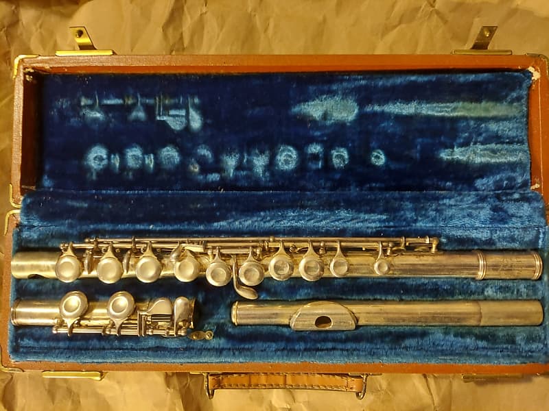 Alexandre Flute Silver, Italy, With case image 1