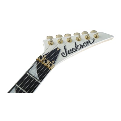 Jackson Pro Series Rhoads RR3 6-String Electric Guitar with Ebony Fingerboard and Maple Neck-Through-Body (Right-Handed, White) image 5