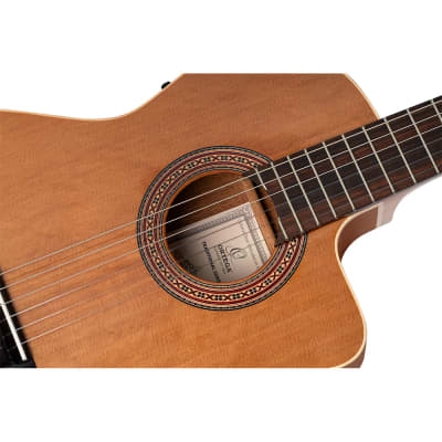 Ortega RCE180GT - Thinbody Acoustic Electric - Made in Spain - Natural image 14