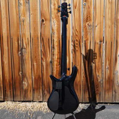 Spector Euro5 LX Alex Webster Solid Black 5-String Electric Bass Guitar (2024) image 5