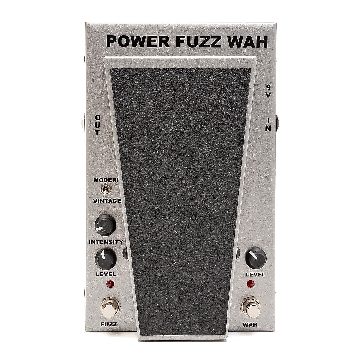 直売割MORLEY POWER WAH FUZZ PWF 美品 予備豆球付属 70年代シルバー ヴィンテージ品 ワウ＋ファズ＋ボリュームペダル ワウ