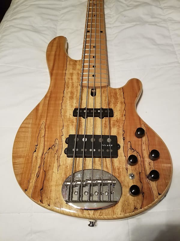 Lakland 55-02 Skyline Deluxe Spalted Maple - Delano Hybrid pickups