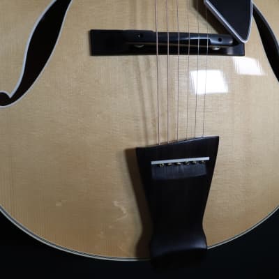 2013 Trenier Excel Acoustic Archtop - Natural - Near Mint image 7