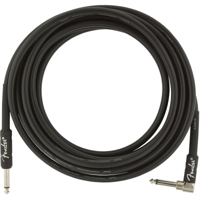 Fender 15' Professional Series Instrument Cable 15ft Straight Angled image 2