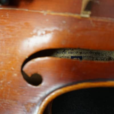 Roth Shop Adjusted E.R. Pfretzschner Hand Made Copy of Antonius Stradivarius 1965 4/4 w/ Case image 9