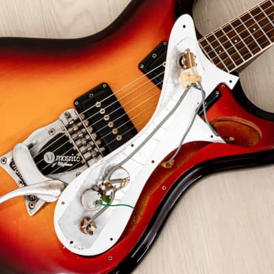 1991 Mosrite Ventures Model USA-Made "Built in Soul" Sunburst w/ Vibramute & Case, Semie Moseley image 18