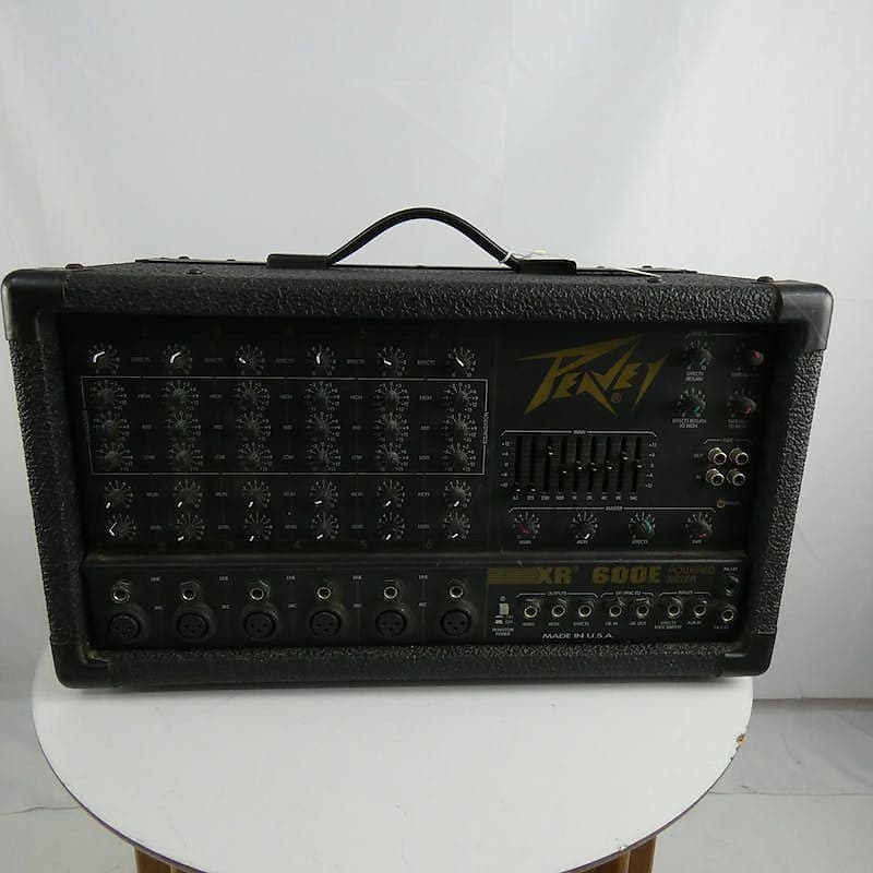 Used Peavey XR 600E POWERED MIXER Mixers Reverb