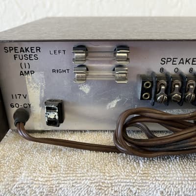 Vintage Portable XAM Mark II T Solid State Stereo Amplifier-Tuner/Phono-Tested Working 1969 - Brown/Silver image 9