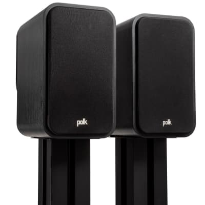Polk Audio Signature Elite ES20 High-Resolution Large Bookshelf Loudspeaker, Black, Pair image 2