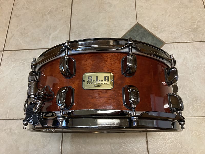 Tama LGB146NQB 6x14" S.L.P. Series GBubinga Snare Drum Reverb