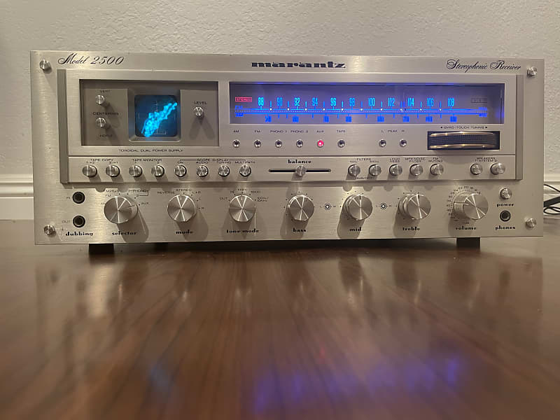 Marantz 2500 Flagship Vintage Stereo Receiver 1975 Silver | Reverb