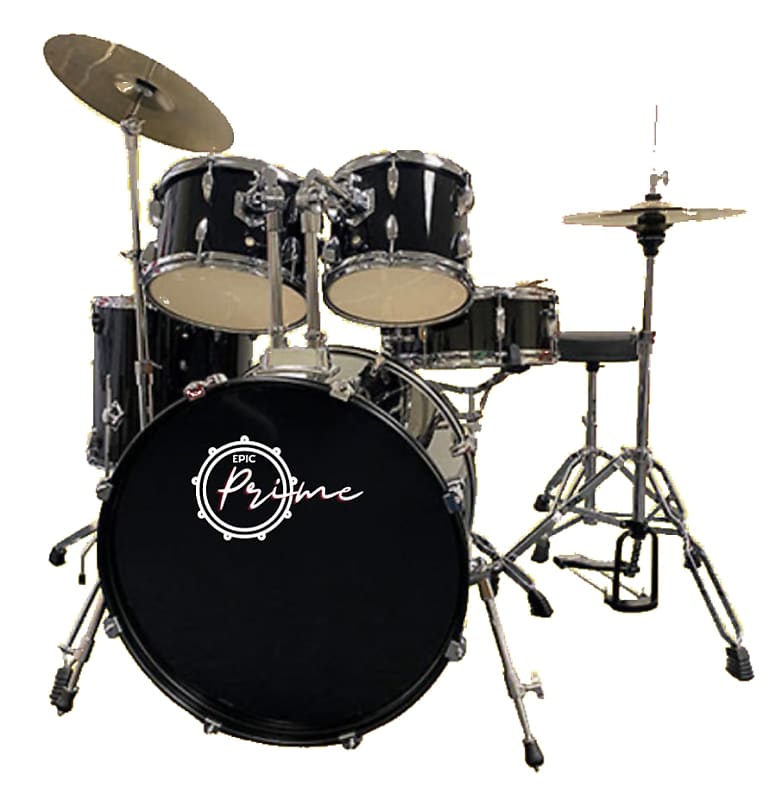 EPIC Percussion 5Piece Starter Drumset Reverb