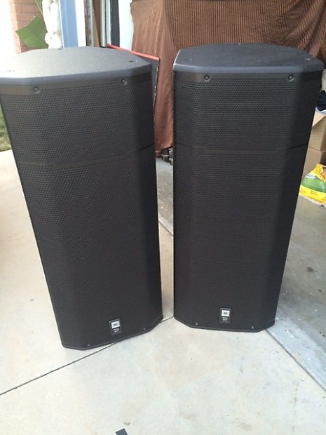 JBL PRX 425 Dual 15 inch Mains (Pair) w/padded covers