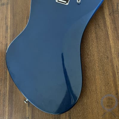 Guyatone, EB-9 Bass, Sharp 5, Blue Sparkle, MIJ, 1968 - early 70s image 2