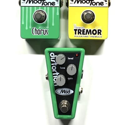 ModTone Mini-Distortion/Chorus/Harmonic Tremor Pulsating Tremolo Package for sale