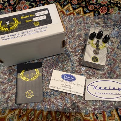 Reverb.com listing, price, conditions, and images for keeley-black-glass-british-fuzz