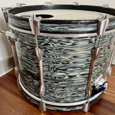 Premier 20’ African mahogany 3 ply Bass Drum 1970 - Rodoid image 5