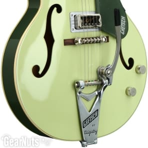 Gretsch G6118T-60GE Vintage Select Anniversary - Smoke Green  Bigsby image 2