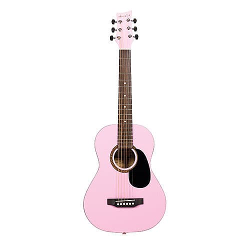 Beaver Creek 401 Series Acoustic Guitar 1/2 Size Pink w/Bag BCTD401PK image 1