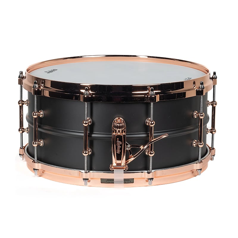 Ludwig LB427TDC Hot Rod Black Beauty Brass 6.5x14" Snare Drum image 2