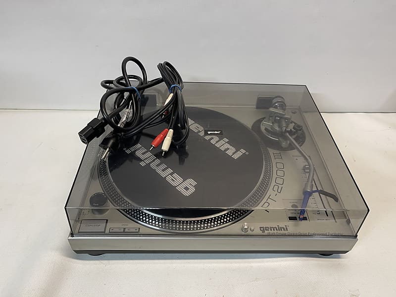 Lot gemini PT-2000 III High- Torque Direct- Drive Professional Turntable  TESTED