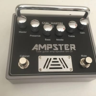 Carl Martin Ampster Tube Guitar Amp Speaker Sim DI Effects Pedal w/ Original box & paperwork image 3