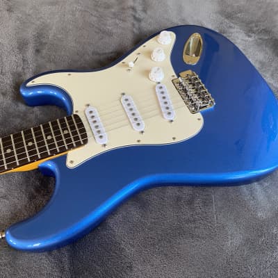 2023 Del Mar Lutherie Surfcaster Strat Lake Placid Blue - Made in USA image 6