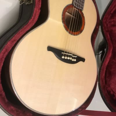 Hsienmo 38' S50  Solid German Spruce Top Solid African Mahogany back&sides with hardcase imagen 18