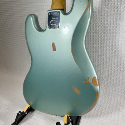 Fender 60th Anniversary Road Worn '60s Jazz Bass 2021 - Firemist Silver image 3
