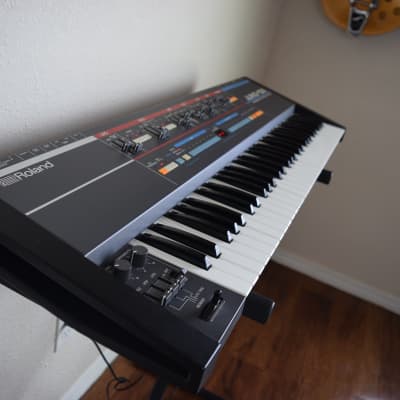 Roland Juno-106 Six-Voice Polyphonic Analog Synthesizer - Excellent Condition - Serviced With New Voice Chips