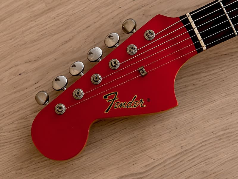 97年製 Fender Jaguar レッドエレキギター ジャンク - メルカリ