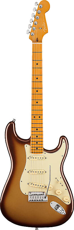 Fender American Ultra Stratocaster Electric Guitar Mocha Burst w/ Premium Hardshell Case image 1