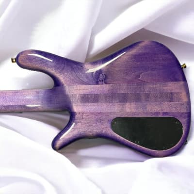 Spector USA NS-5XL, Ultra Violet Gloss w/ Pau Ferro and Haz-Lab Preamp *IN STOCK* image 14