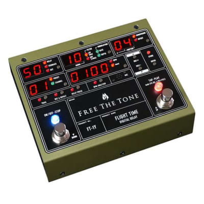 Free The Tone FT-2Y Flight Time 2 Digital Delay Electric Guitar Effects Pedal image 2