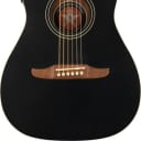 Fender Joe Strummer Campfire Acoustic/Electric Guitar Black Matte w/ Gigbag